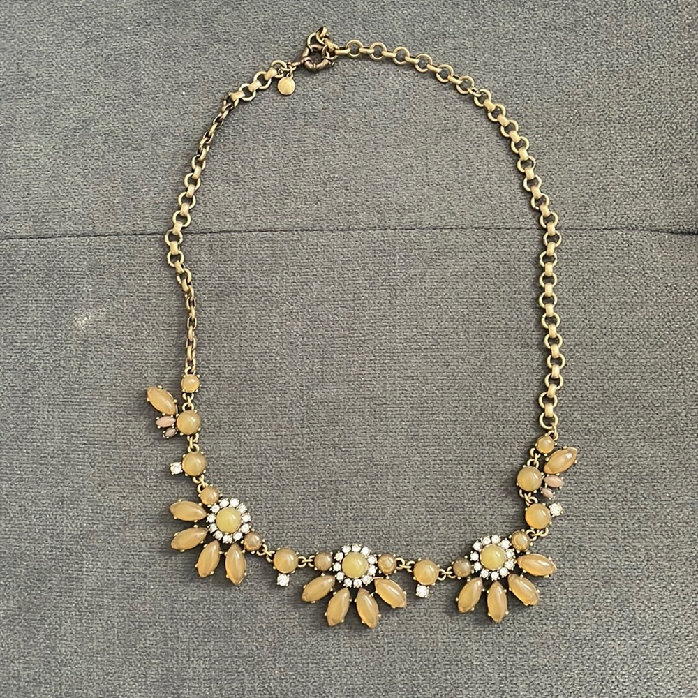 J Crew gem necklace